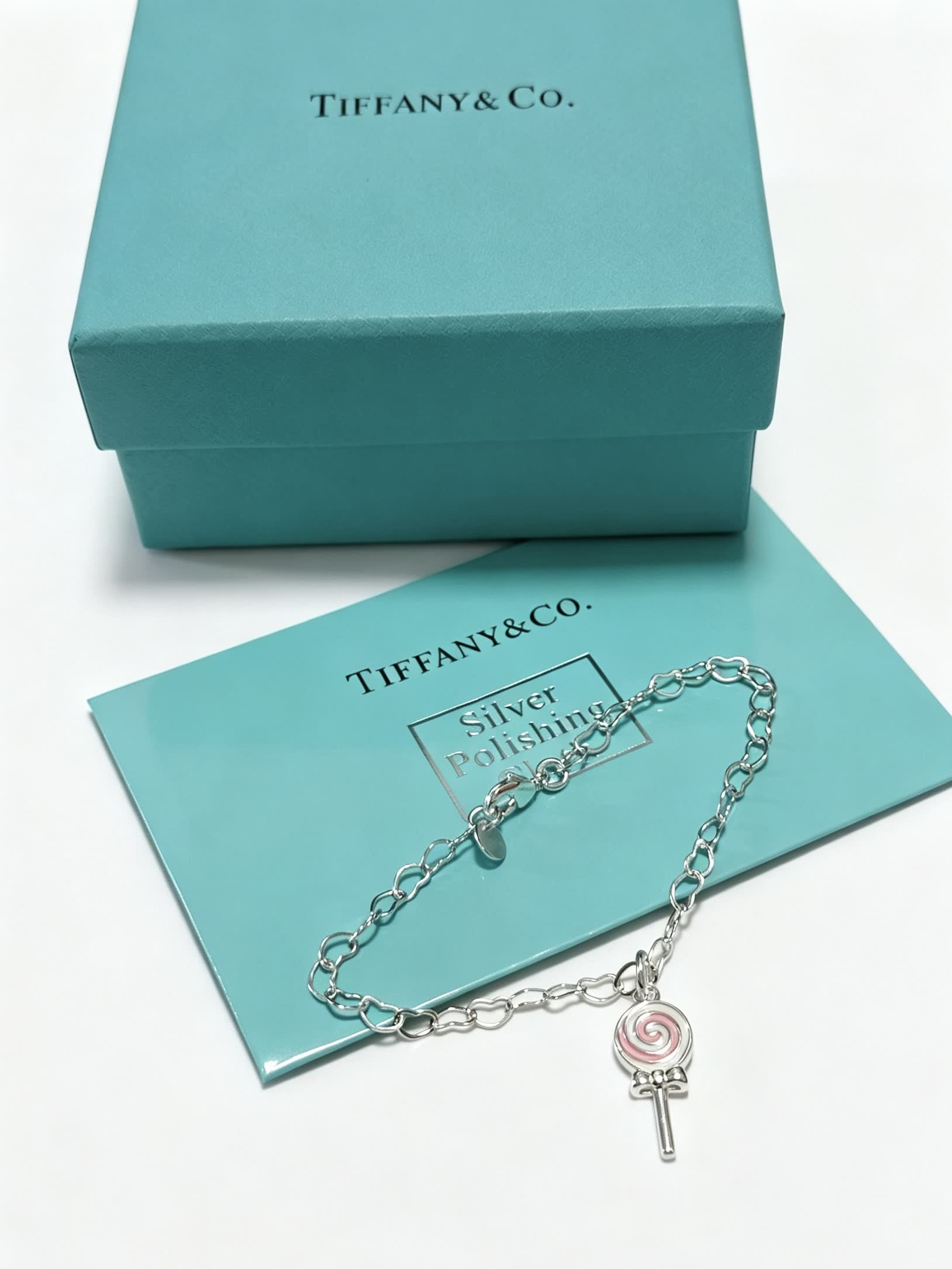Tiffany & Co. Silver Lollipop Charm Bracelet